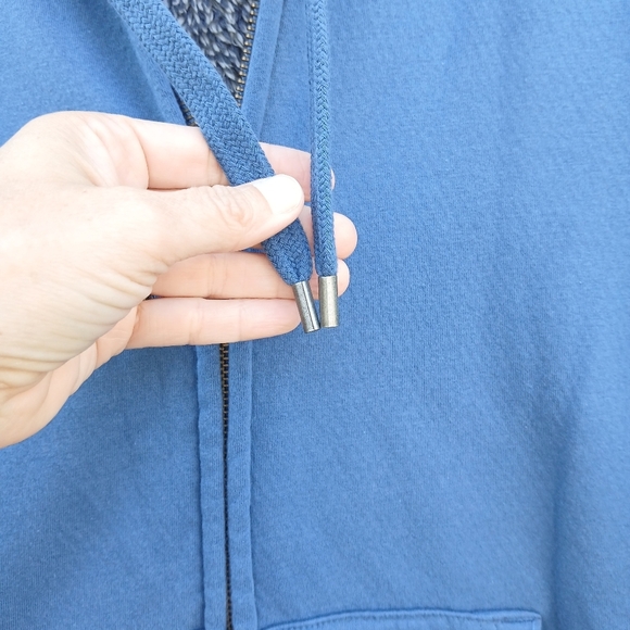 Lands' End Serious Sweats Fleece Lined Hoodie Full Zip - Picture 3 of 6